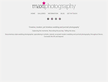 Tablet Screenshot of maxiphotography.com